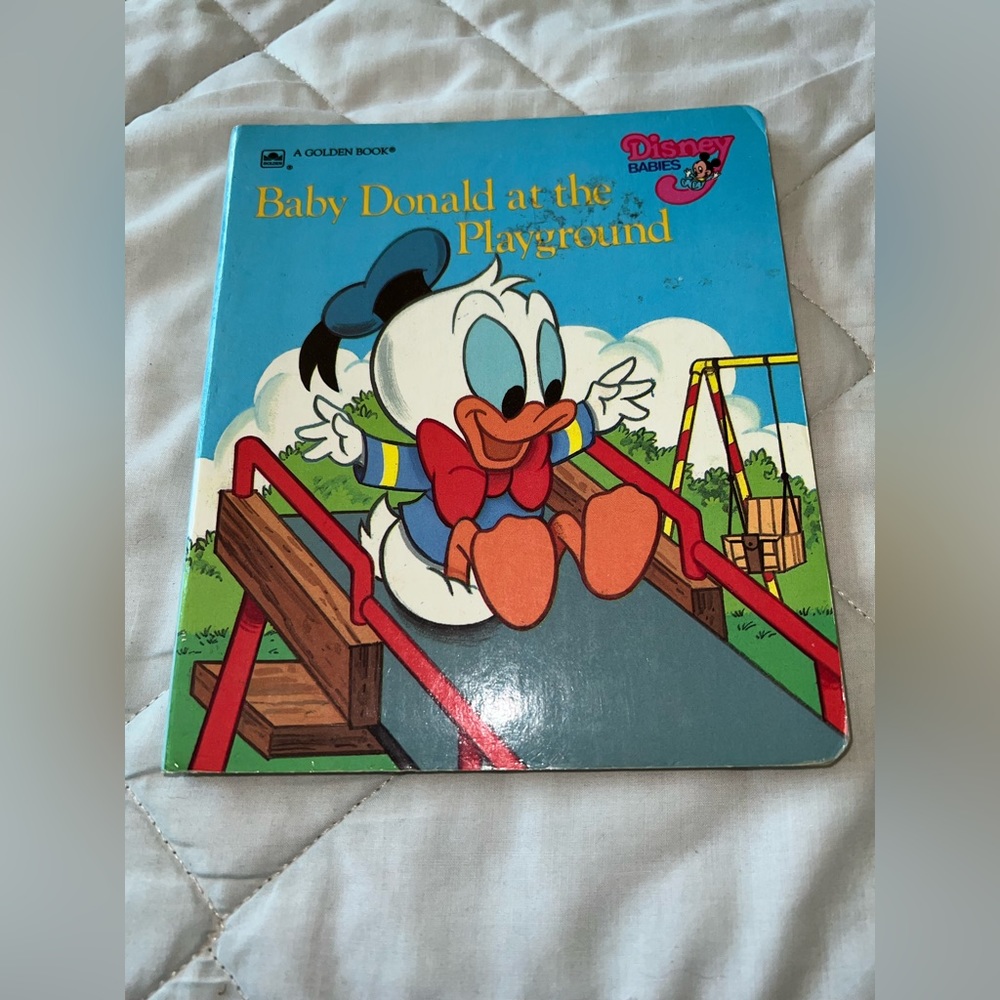 Disney Babies A Golden Book Baby Donald At The Playground